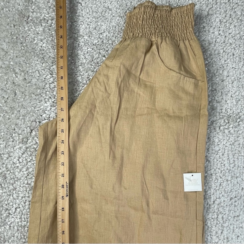 NWT Nomad the Label French Linen Pants Parachute Balloon Wide US 12 XL - Picture 13 of 16